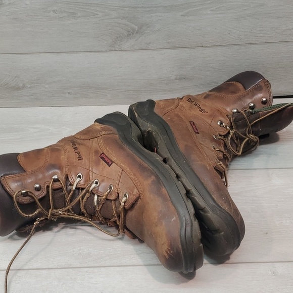 Red Wings Mens 954 High Top Leather VintageWork Soft toe boots shoes sz 12 E2 EH main image 11